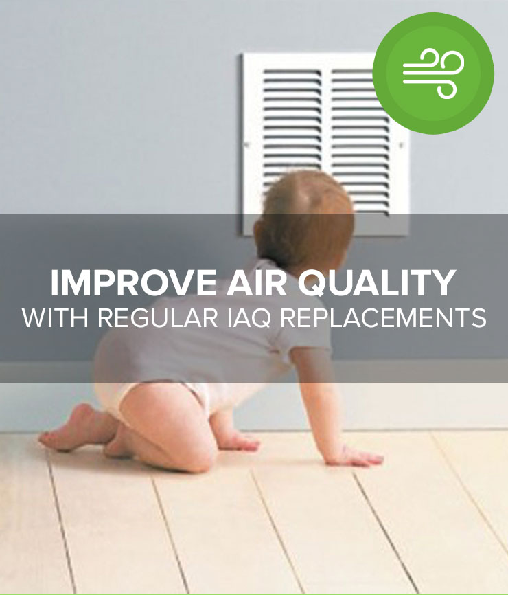 Improve Air Quality with Regular IAQ Replacements